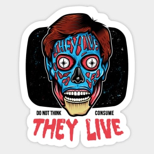 they live - obey Sticker